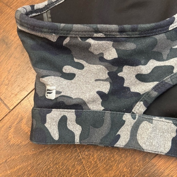 FABLETICS Camo Sylvia Sports Bra Moss Camo Large - Picture 9 of 9